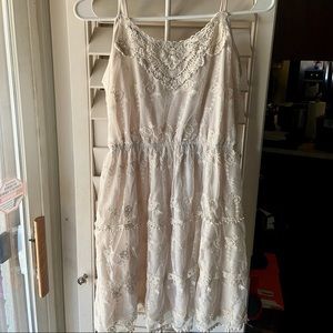 lace mini dress